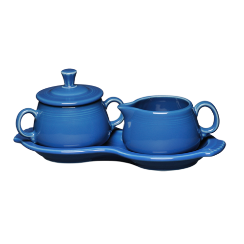 Fiesta Dinnerware - New Retired 4-Piece Sugar Bowl and Creamer Set with Tray - Image 4
