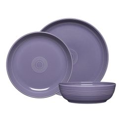 Fiesta Dinnerware - Lavender Coupe Bowl 3-Piece Place Setting