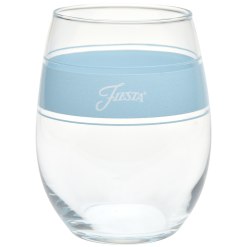 Alternative view of Fiesta Dinnerware - 15 oz. Fiesta® Frame Stemless Wine Sky, Set of 4
