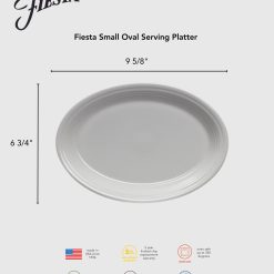 Alternative view of Fiesta Dinnerware - New Retired Fiesta 9 5/8 Inch Small Oval Serving Platter